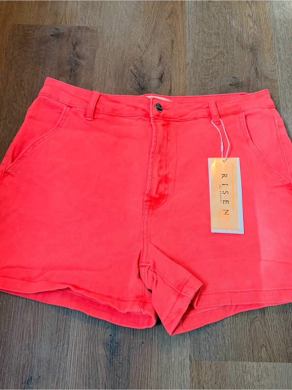 NEW Risen High-Rise Hot Pink Women’s Jean Shorts